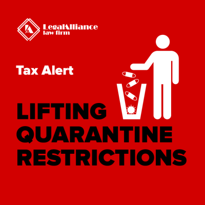 СКАСУВАННЯ КАРАНТИНУ – ПОДАТКОВІ ЗМІНИ